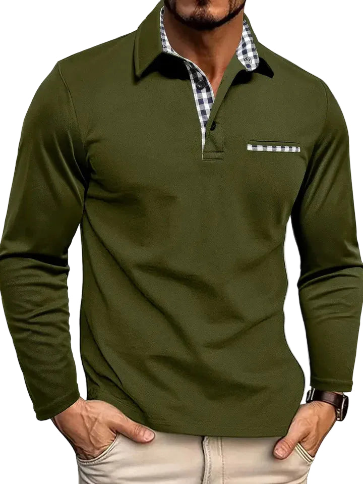 Raymond Classic Polo Shirt with Long Sleeves