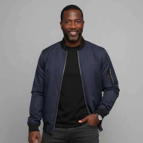 Zip-Up Bomber Jacket