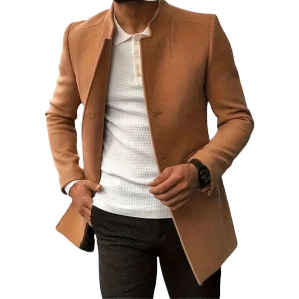 Smart Casual Coat – Minimalist Button