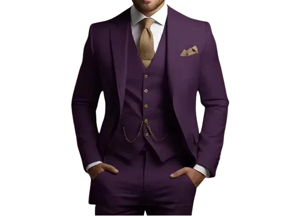 Three Piece Slim Fit Suit