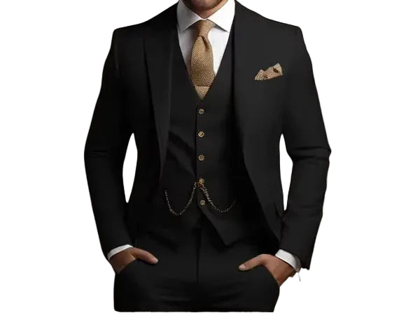 Three Piece Slim Fit Suit