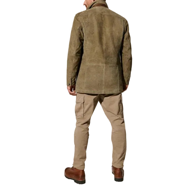 Vintage Reversed Collar Jacket