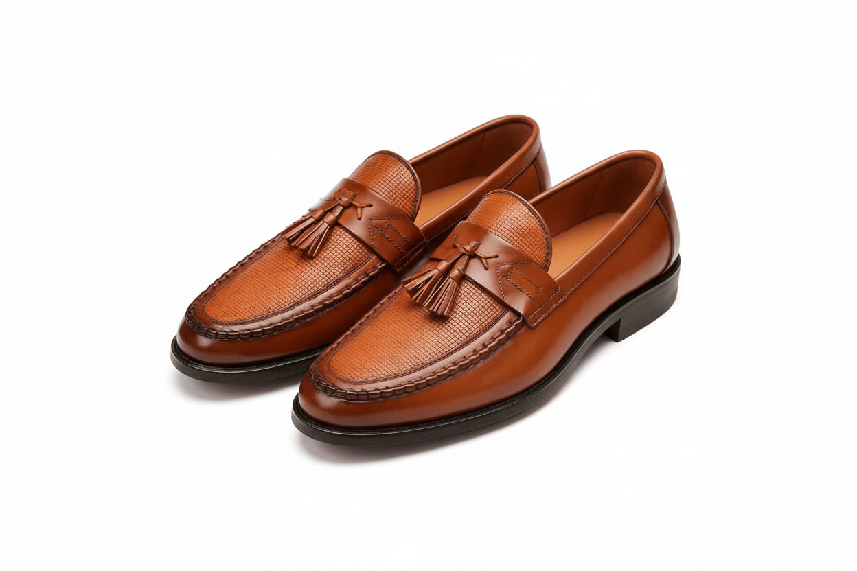 Woven Tassel Loafers – Classic Slip-On Elegance