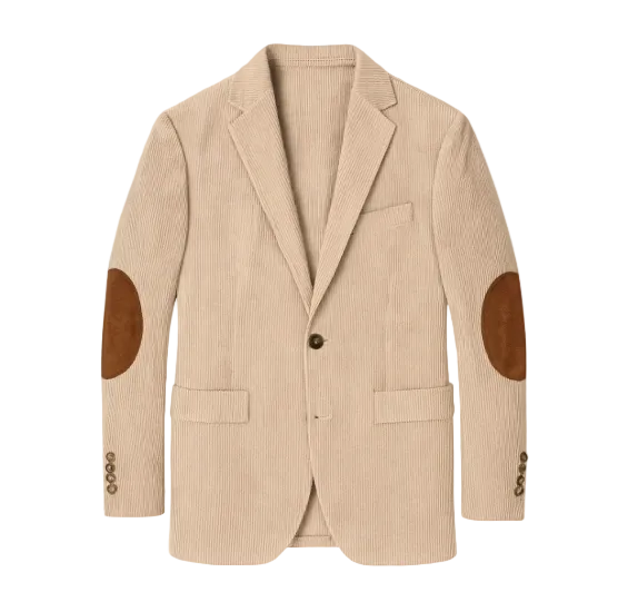 The Ridgeway Vintage Corduroy Blazer with Elbow Patches