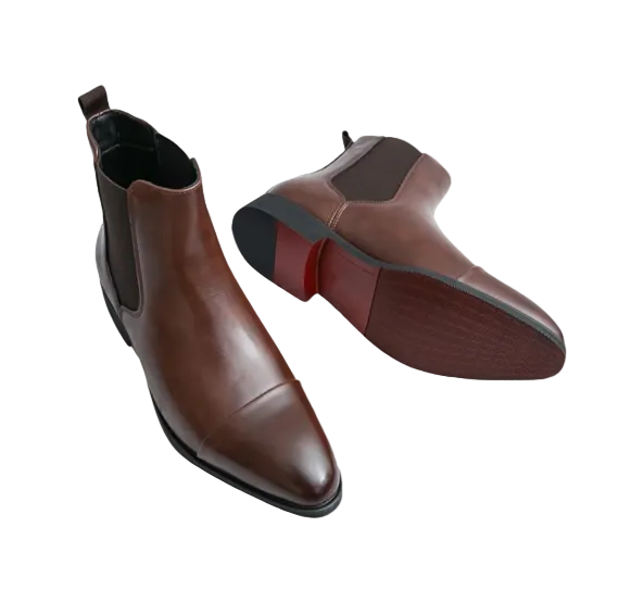The Savile Row Leather Chelsea Boots