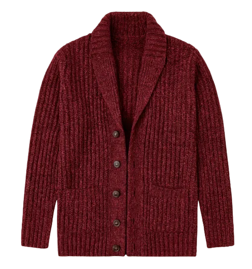 The Montpellier Chunky Knit Shawl Collar Cardigan