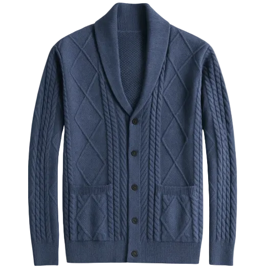 The Edinburgh Luxury Cashmere Button Cardigan