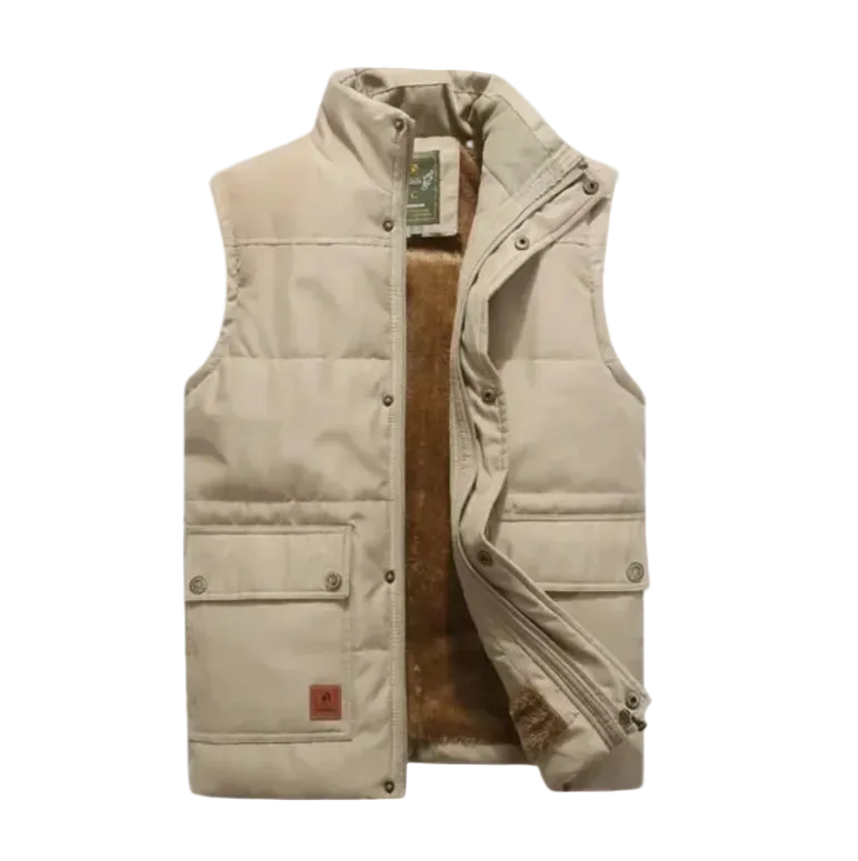 The Aspen Warm Modern Fleece Lined Winter Vest