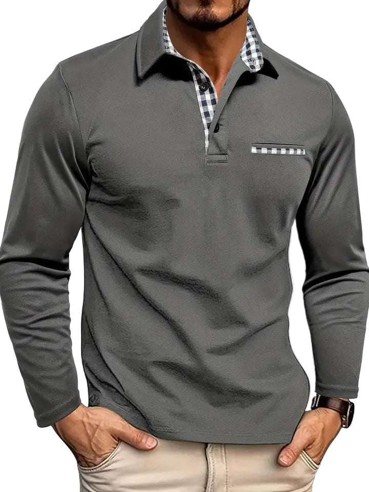 Raymond Classic Polo Shirt with Long Sleeves
