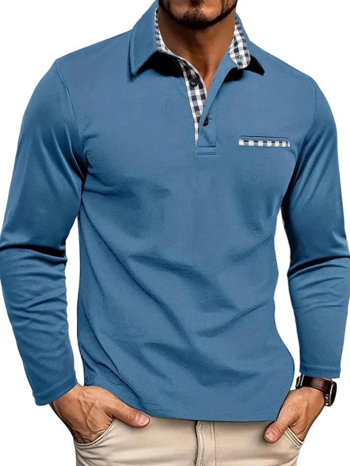 Raymond Classic Polo Shirt with Long Sleeves