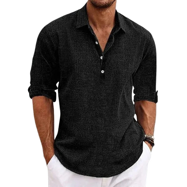 Linen Polo Shirt
