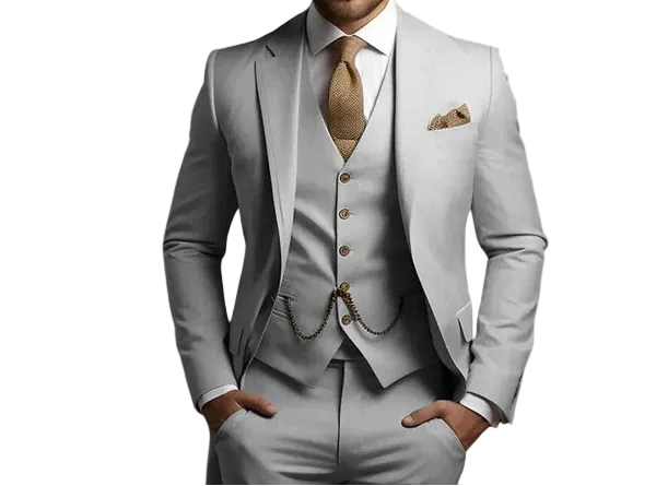 Three Piece Slim Fit Suit