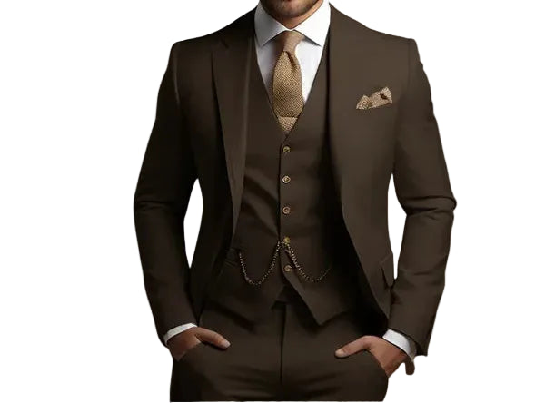 Three Piece Slim Fit Suit