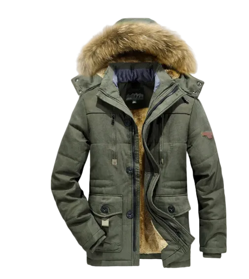 The Westminster Warm Winter Parka Jacket with Fleece Lining