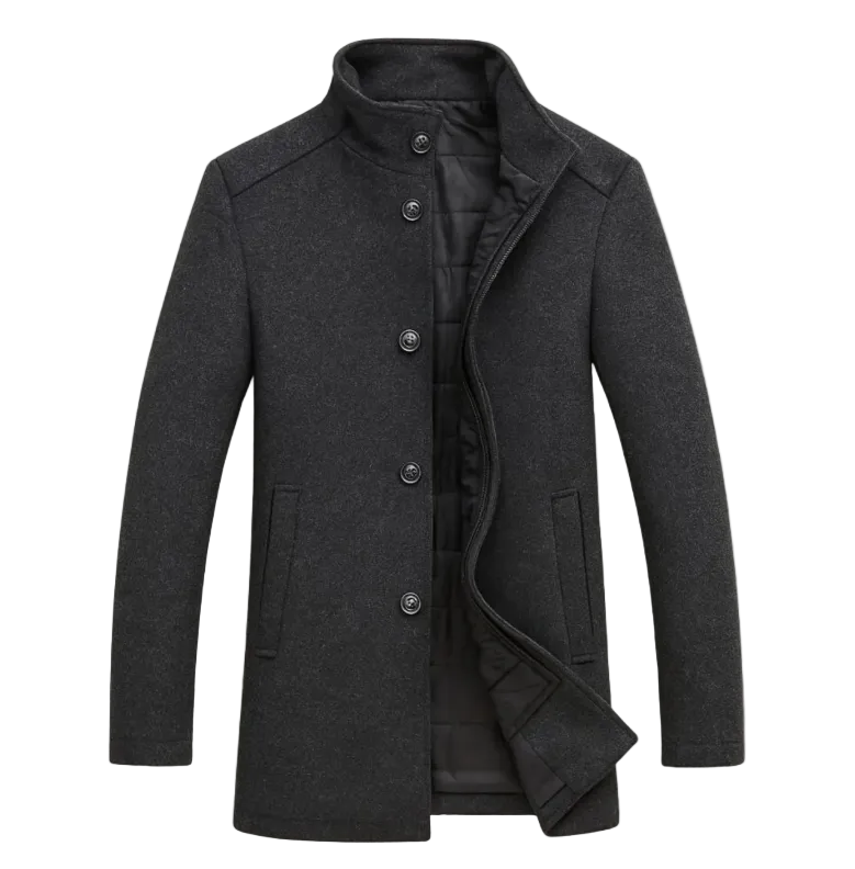 The Broadway Wool Blend Classic Trench Coat
