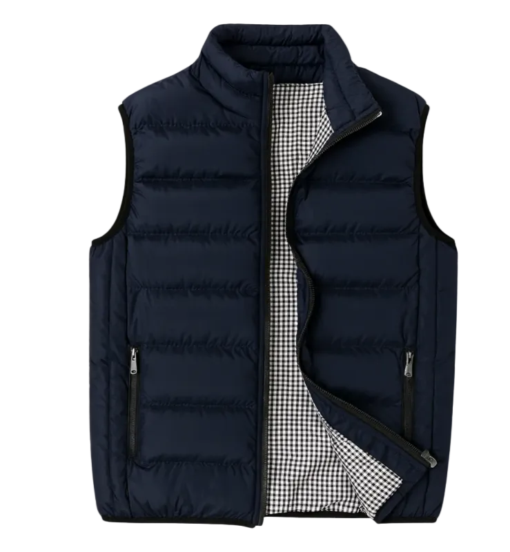 The Chiron Luxury Puffer Quilted Vest