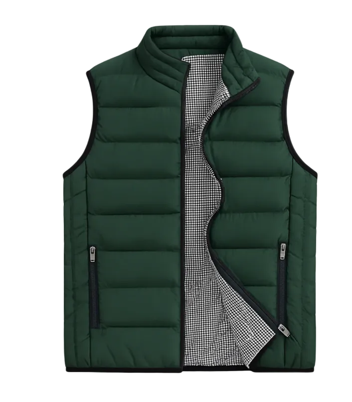 The Chiron Luxury Puffer Quilted Vest