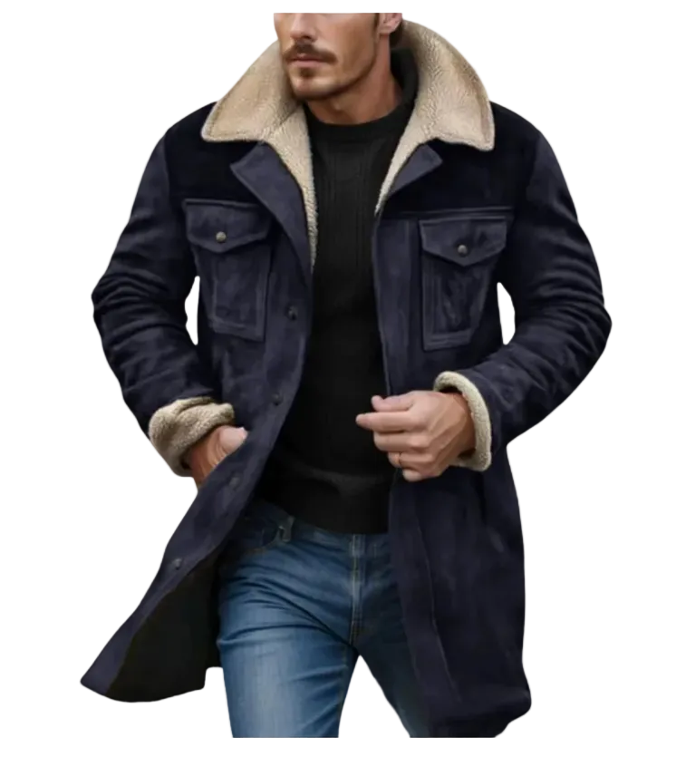 The Crestview Vintage Shearling Lined Warm Winter Jacket