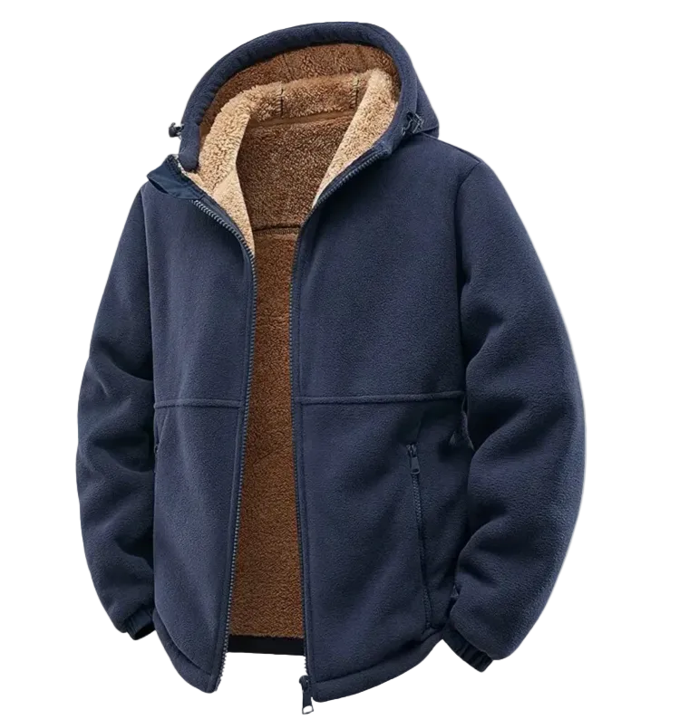 The Harriman Warm Soft Shell Fleece Zip Up Hooded Jacket