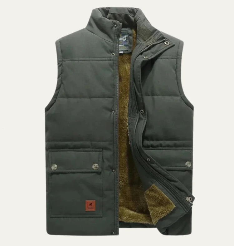 The Aspen Warm Modern Fleece Lined Winter Vest