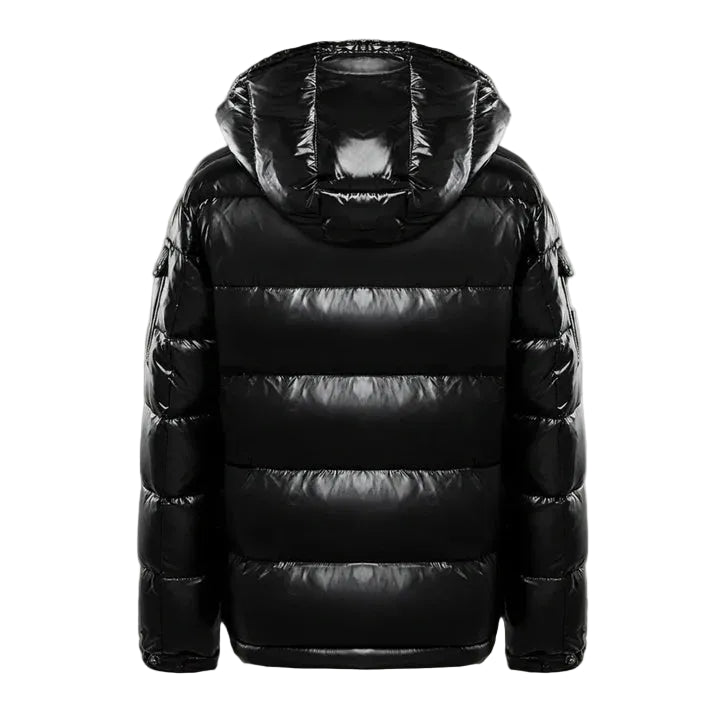 Glossy Hooded Puffer Jacket